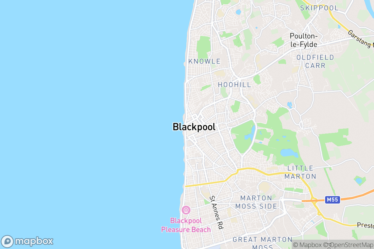 Blackpool Map